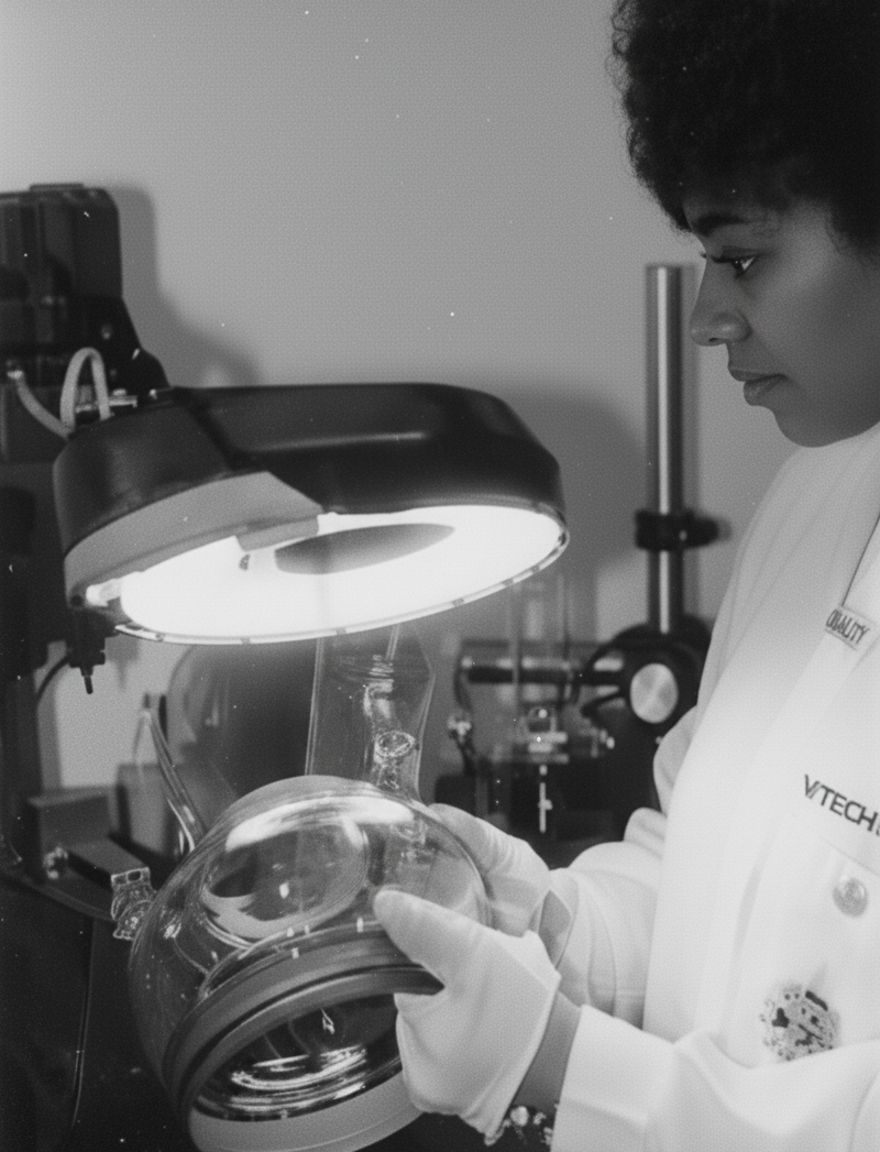 QA inspection of glass components